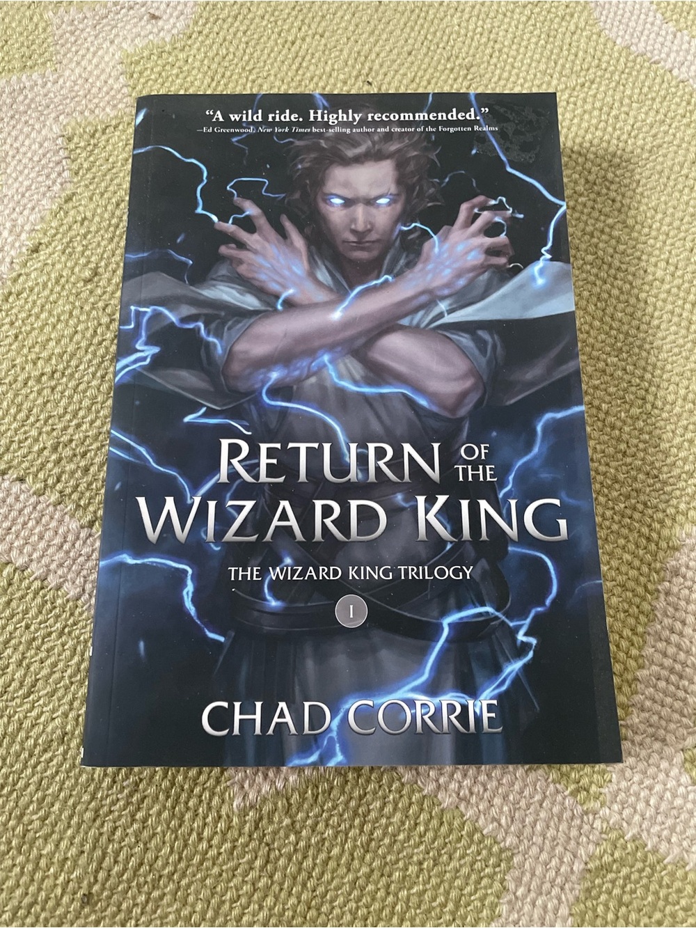 Return of the Wizard King Kids Costume - Blue and Black